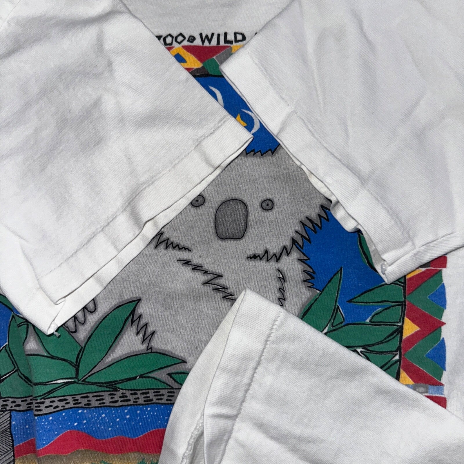 San Diego Zoo VTG T Shirt Koala Hanes Beefy Single Stitch California Graphic 80s