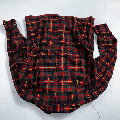 Pendleton 100% Virgin Wool Button Up Plaid Flannel Shirt Board VTG Thrashed 70s