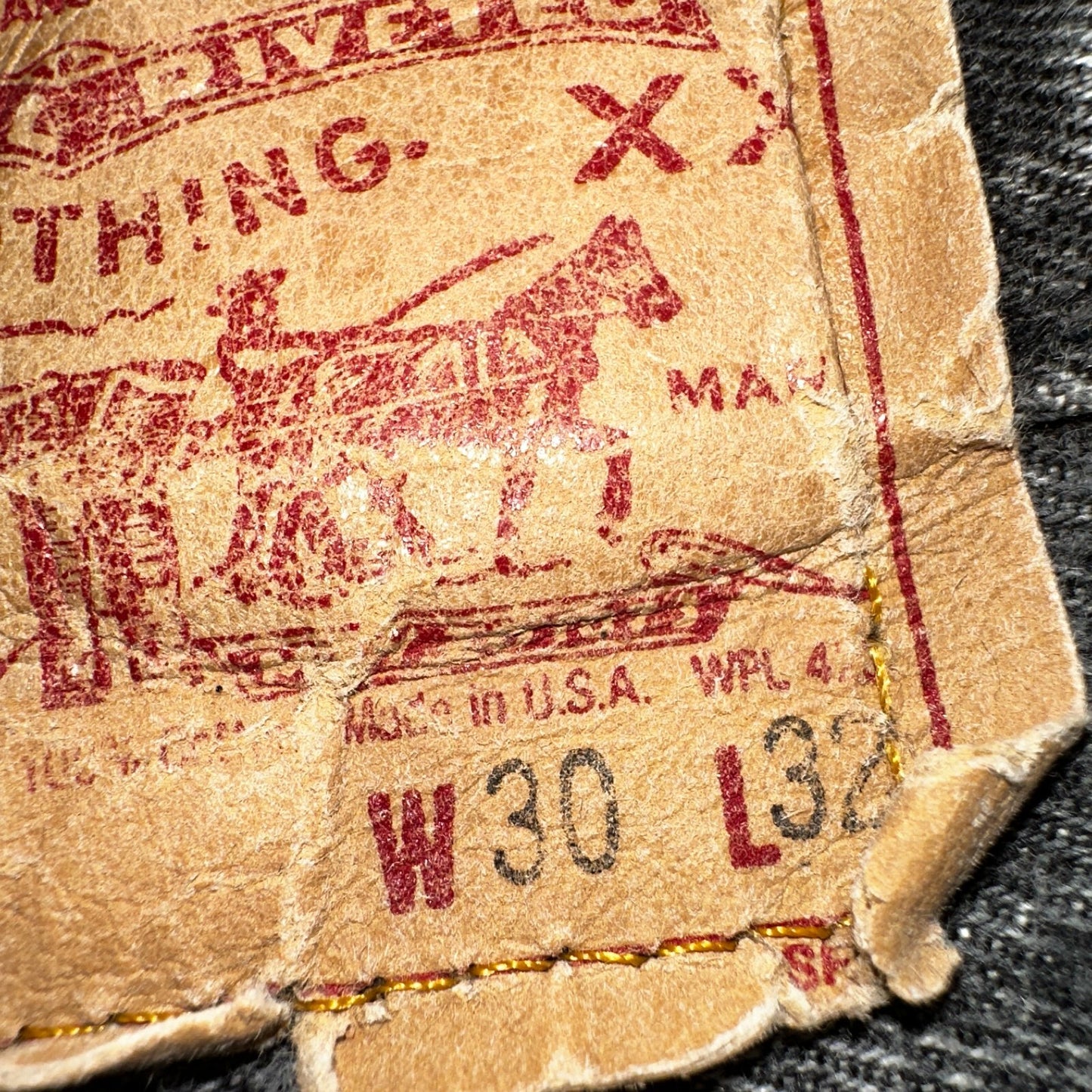 Levis 501 Vintage 90s USA XX Straight Leg Jeans Black Acid Wash 30x32 Act 28x31