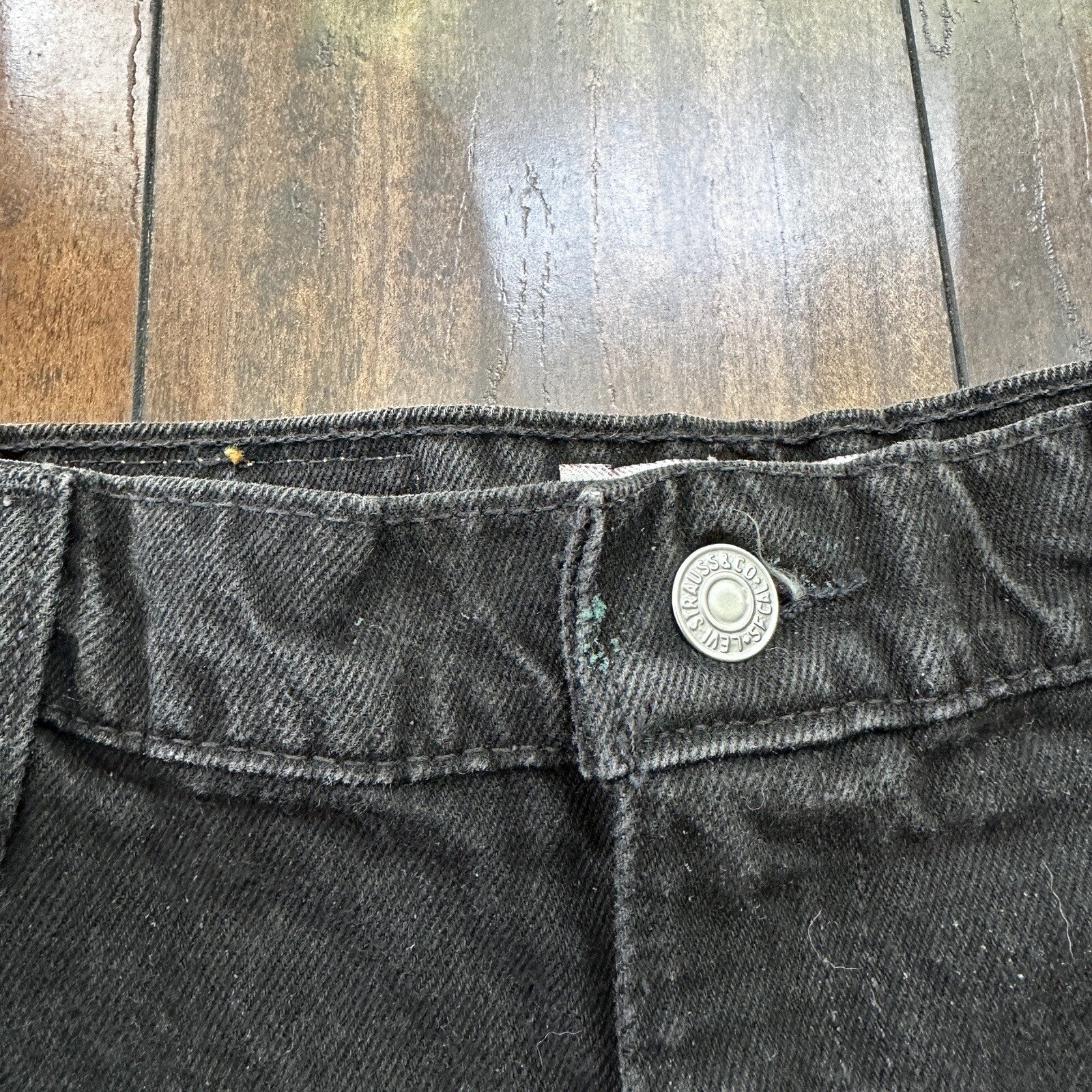 VTG Levi’s 540 Made In The USA Jeans Relaxed Fit Black 38x32 90s 501 Act 34x32