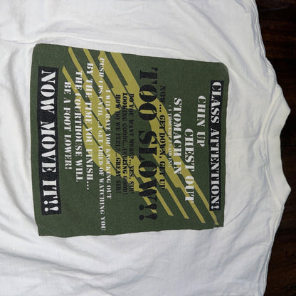 Oneita Boot Camp Vintage T Shirt 90s Military Army Training Soldier Funny Humor