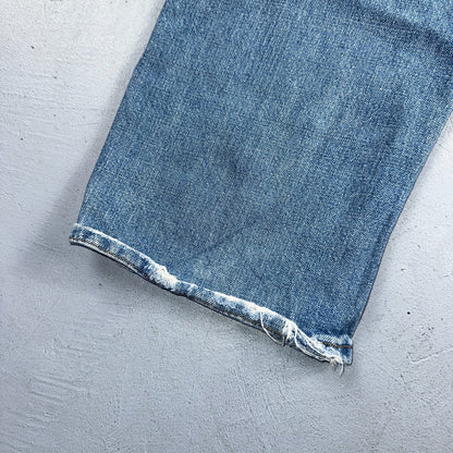 Levis 501 Vintage Y2K 90s XX Straight Leg Jeans Blue Light Wash 38x30 Act 36x30