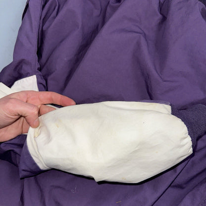 Vintage Eddie Bauer Bomber Jacket Men’s Medium Purple Jacket Wind Breaker