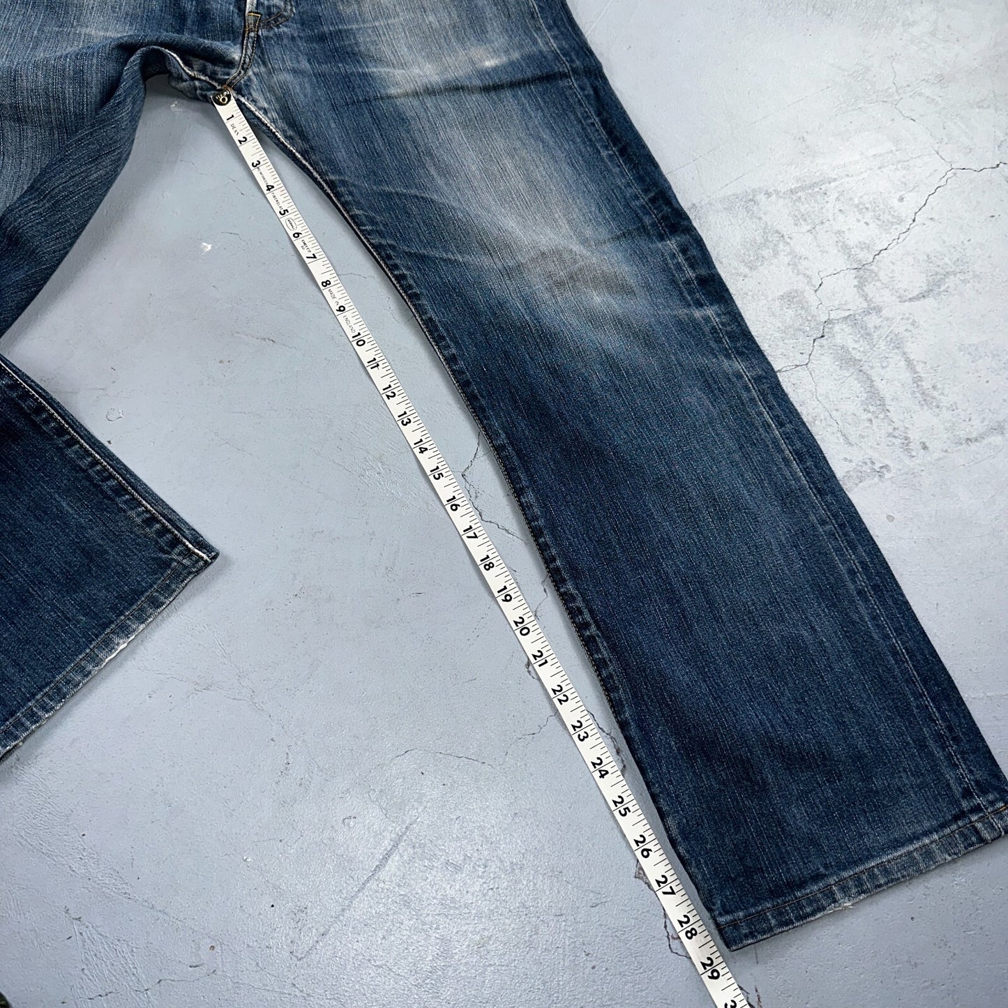 Levis 501 Y2K XX Straight Leg Jeans Blue VTG Med Wash 33x34 Act 31x29