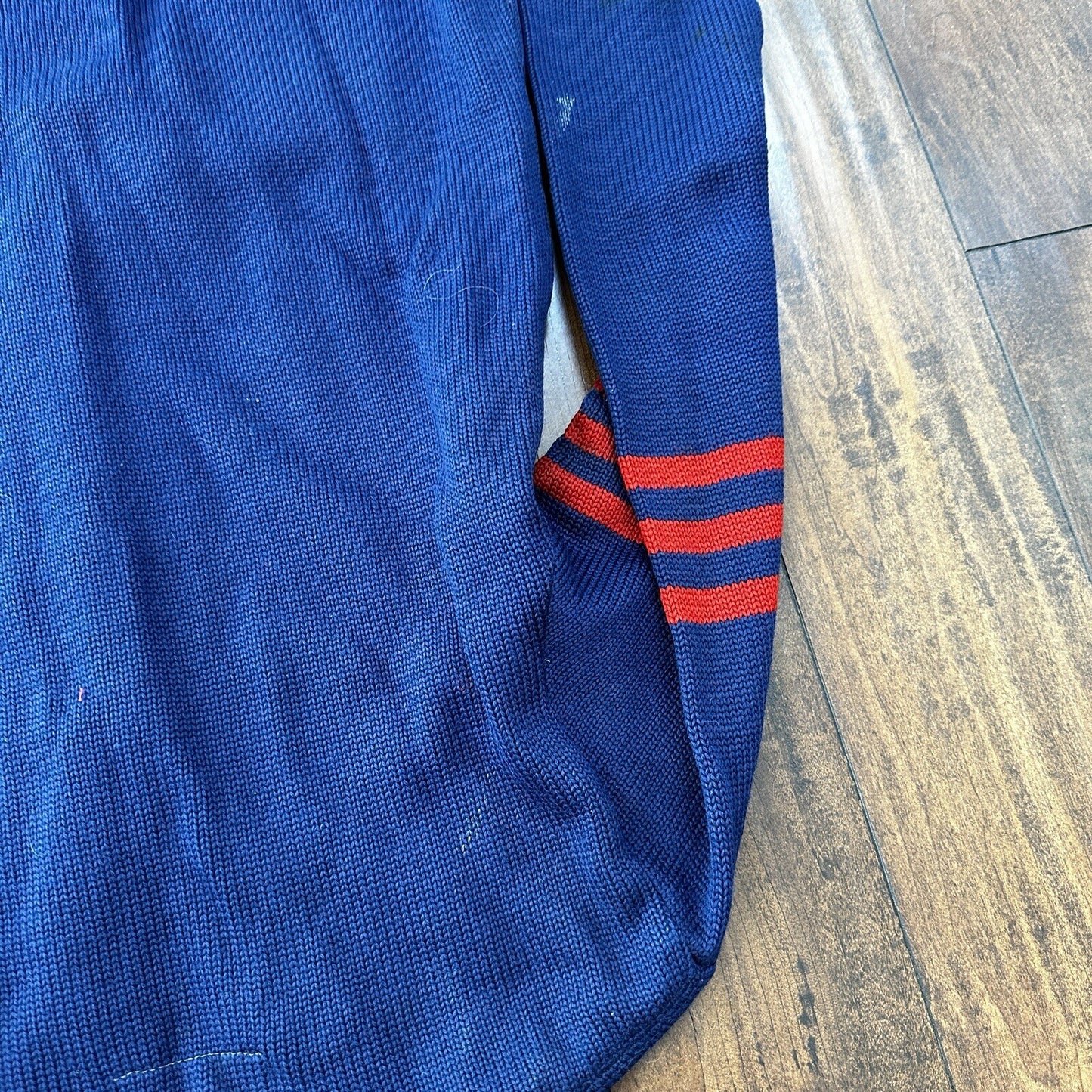 Vintage Men's Varsity Letter Sweater 50s Cardigan Grewe Sz 40 Rockabilly Wool