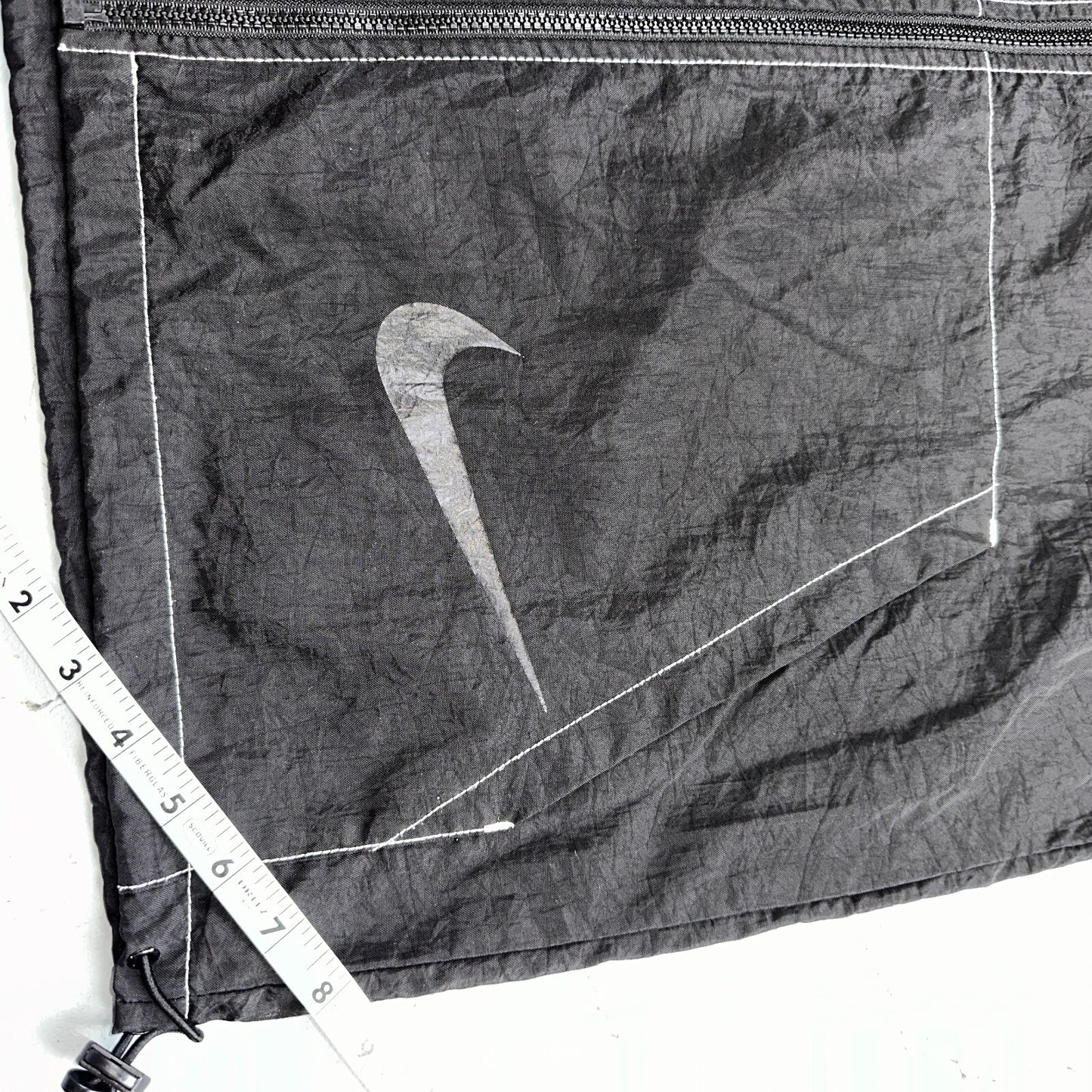 Nike 90s Vintage Track Jacket Mens Small Basketball Jordan Big Spell Out Nylon