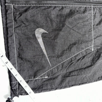 Nike 90s Vintage Track Jacket Mens Small Basketball Jordan Big Spell Out Nylon