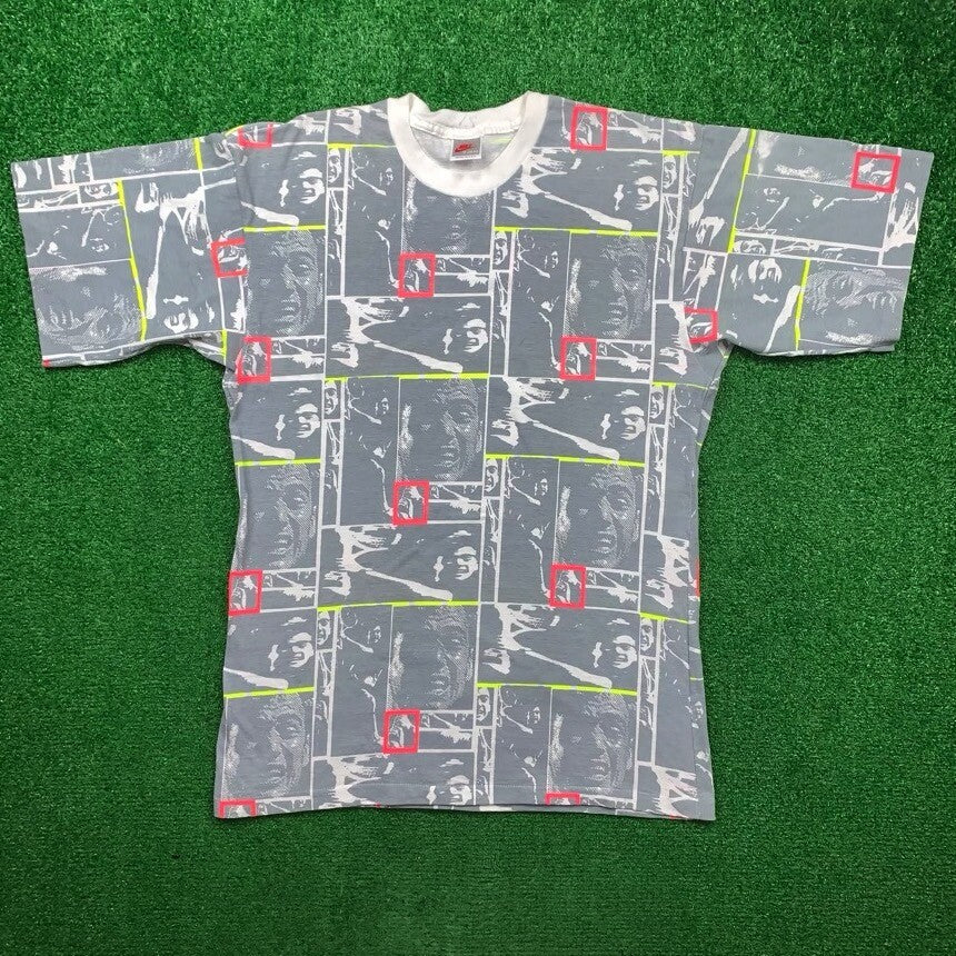 Nike Agassi Vintage T Shirt 90s USA Rare McEnroe 80s AOP Rare Tennis