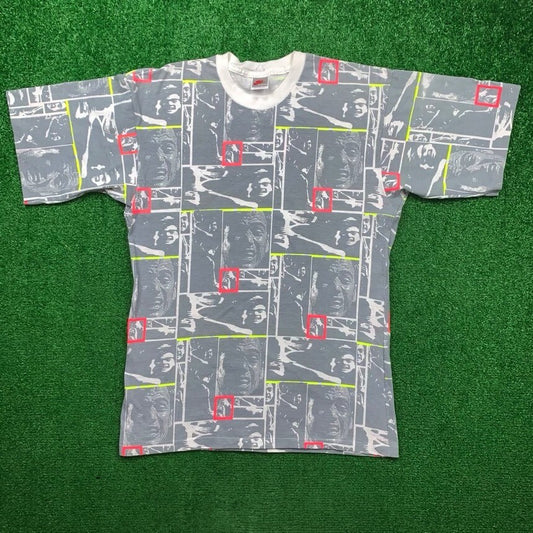 Nike Agassi Vintage T Shirt 90s USA Rare McEnroe 80s AOP Rare Tennis