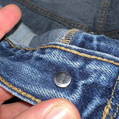 Levis 501 Vintage 90s Mexico Straight Leg Jeans 36x32 Y2K Med Wash Act 34x30