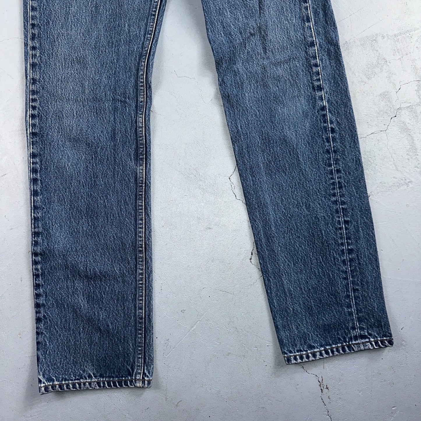 Levis 501 Vintage 90s USA XX Straight Leg Jeans Blue Med Wash 32x36 Act 29x32