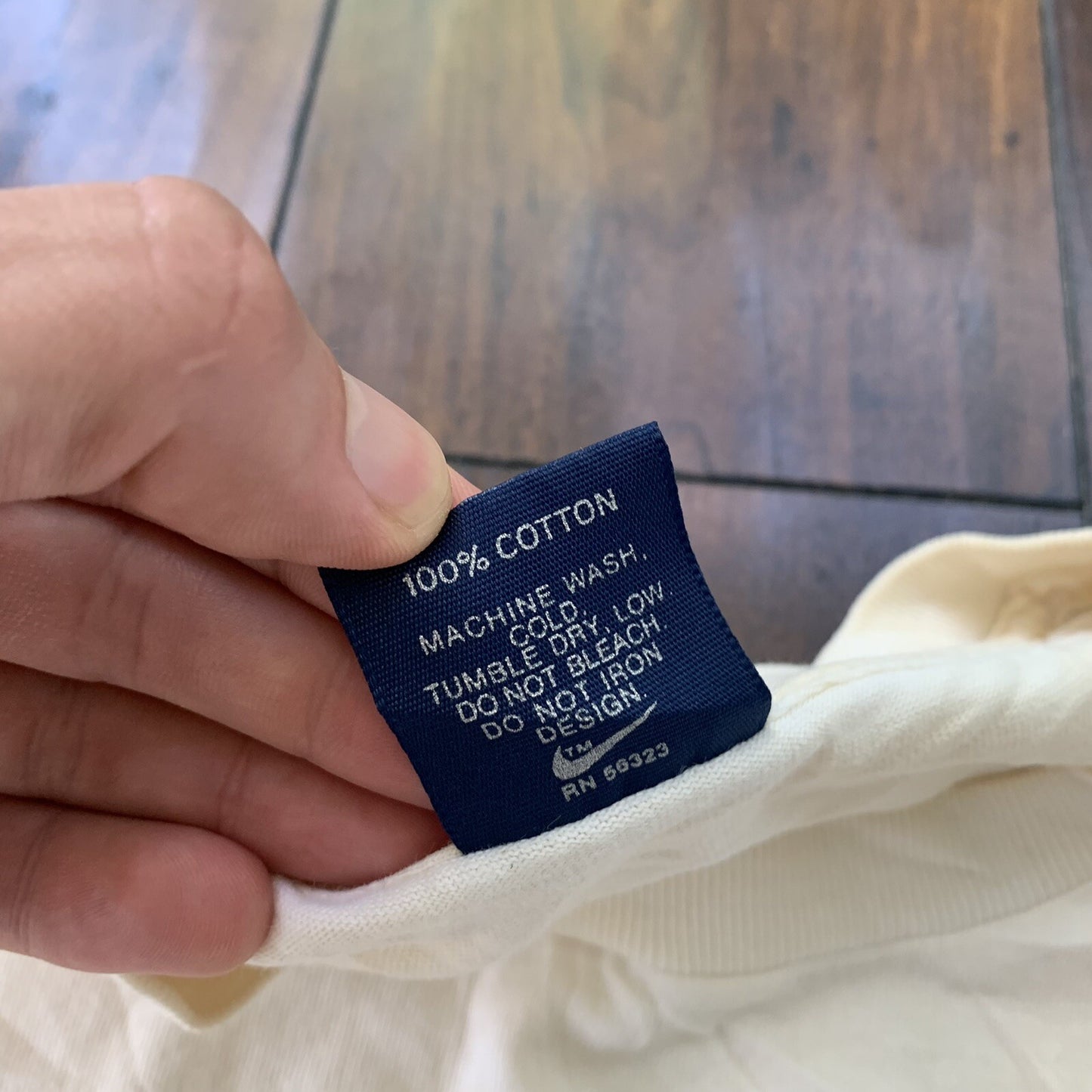 Vintage Nike T Shirt USA Rare Blue Long Sleeve 80s Volleyball 90s Sports Pink