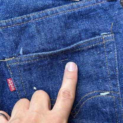 Levis Vintage 70s Redline Single Stitch 501 XX Jeans 66 SS Dark 28x28 Act 26x25