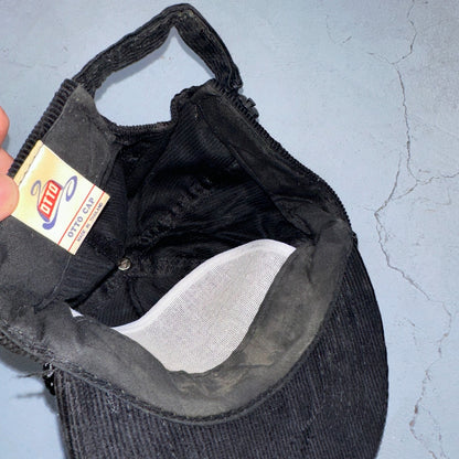 AT&T Fiber Optics Dragon Corduroy VTG Hat Cap Snapback Bell System Telephone Cal