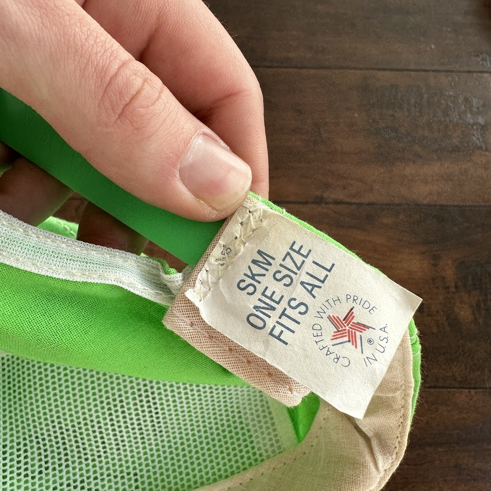 Vintage Motorcraft Racing Snapback Neon Green Hat Made in USA 80s 90s Cars Bikes