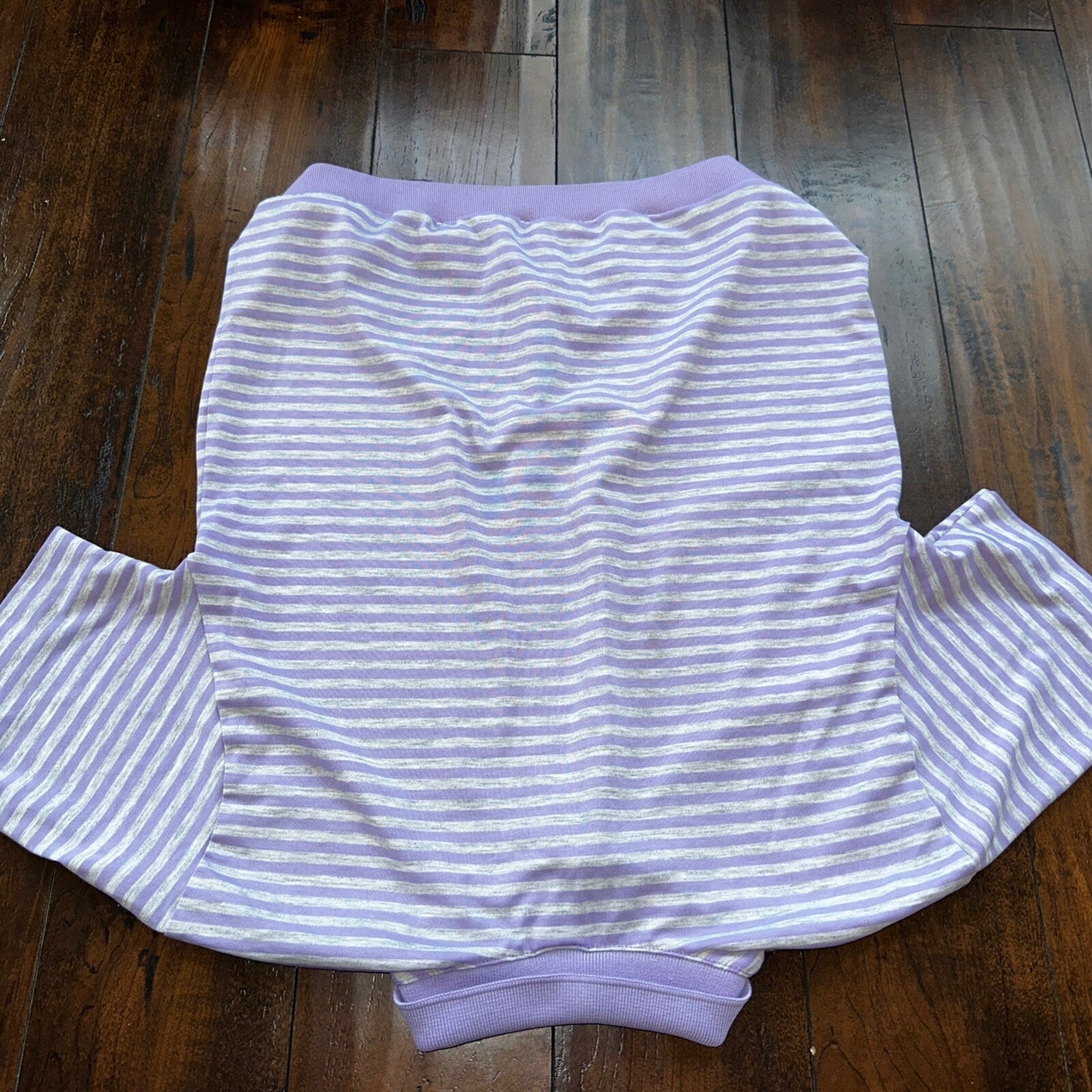 Jantzen Sweater Shirt Vintage 80s 90s Purple Stripe White Polo Cool 1980s