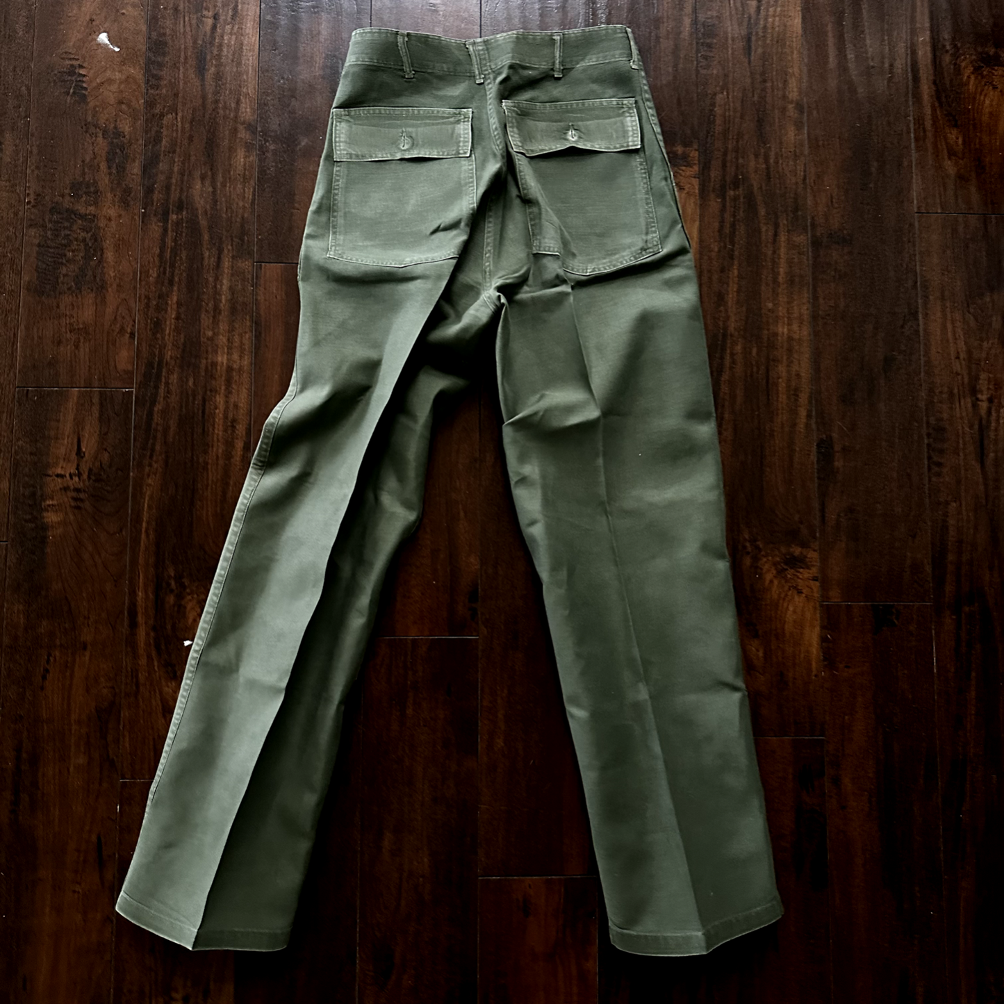 US Army OG-107 Fatigue Pants Trousers 1960s 32x33 Type I DSA-100 Post WWII Camo