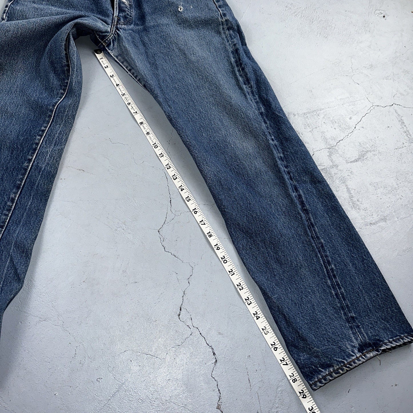 Levis 501 Vintage 80s Redline Selvedge USA XX Jeans Med Wash 32x32 Act 30x29