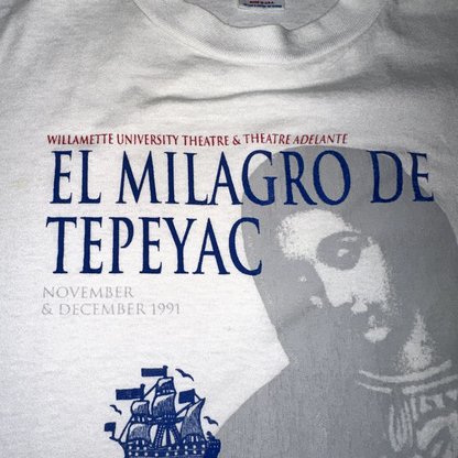 Saint Mary Vintage T Shirt Willamette University Salem Oregon Theatre Jesus Art