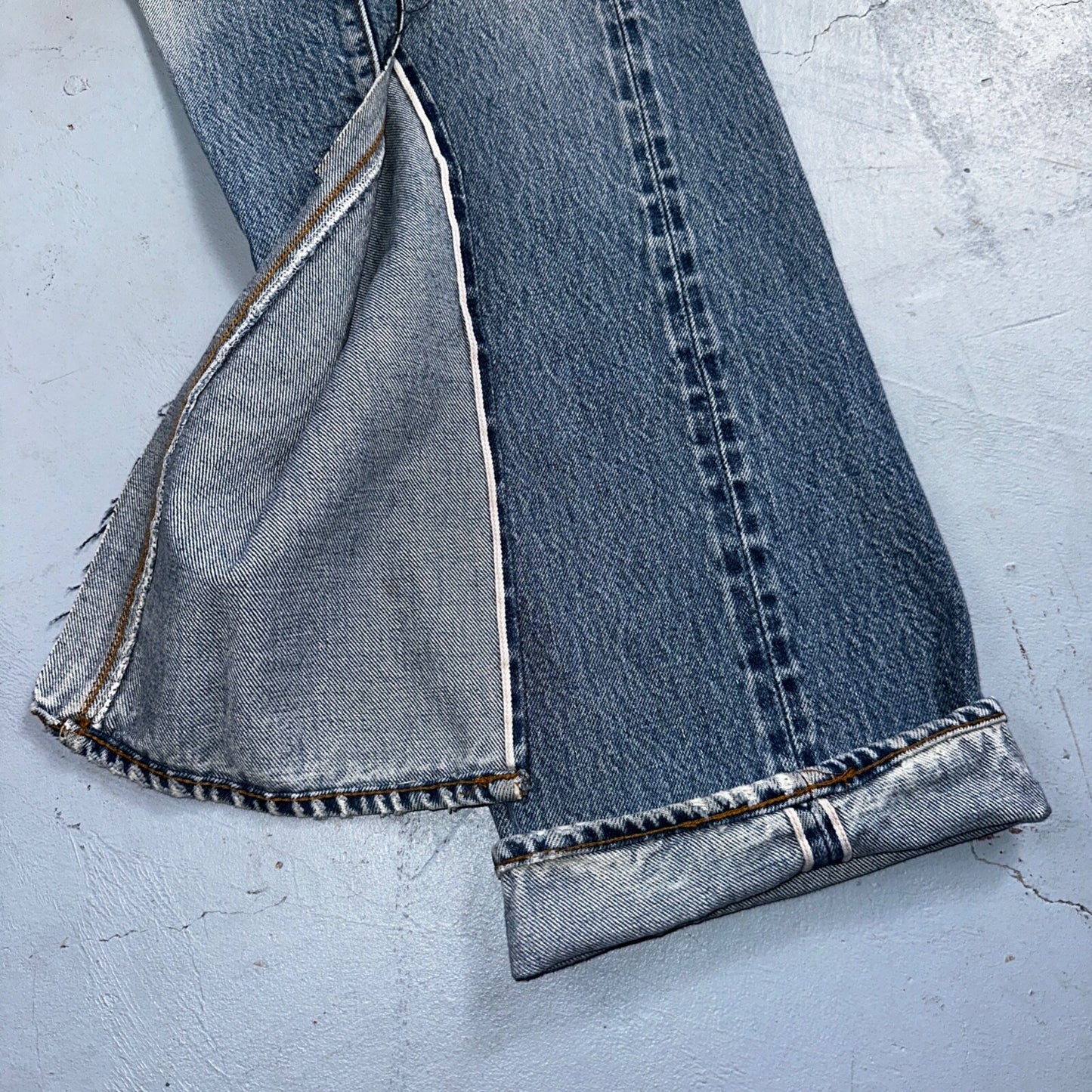 Levis 501 Vintage 80s Redline Selvedge USA XX Jeans Light Wash 33x40 Act 30x34