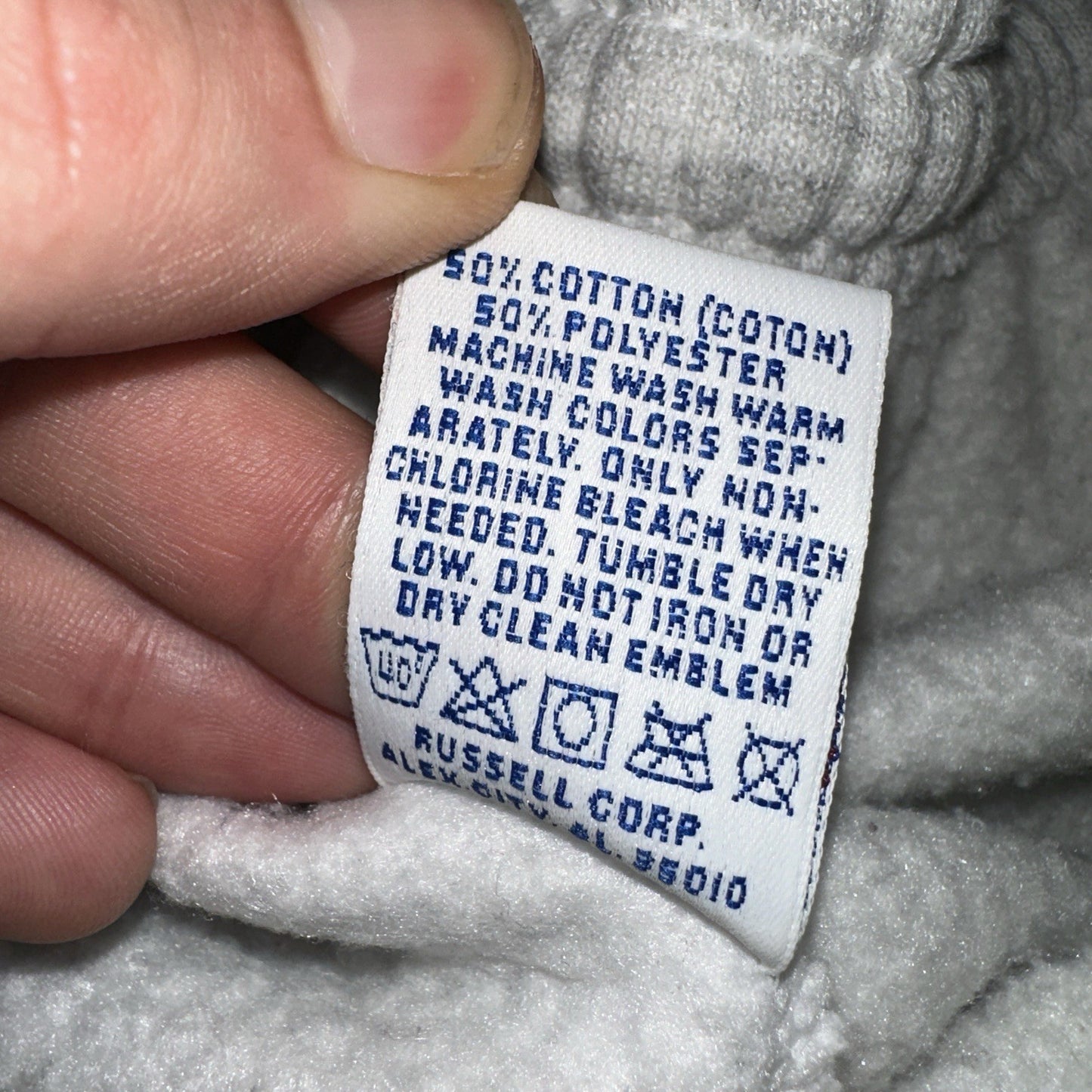 Vintage Russell Athletic Sweatpants Mens Size Large Grey Made In USA Joggers 80s