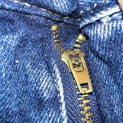 Richcow Jeans Vintage Y2K Carpenter Blue Denim Jeans Mens Size 38x32 Embroidery