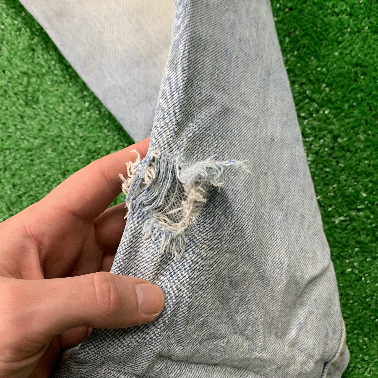 Levis 550 Vintage 90s Tapered Leg XX USA Jeans 34X36 Relaxed Fit Light Act 31x35