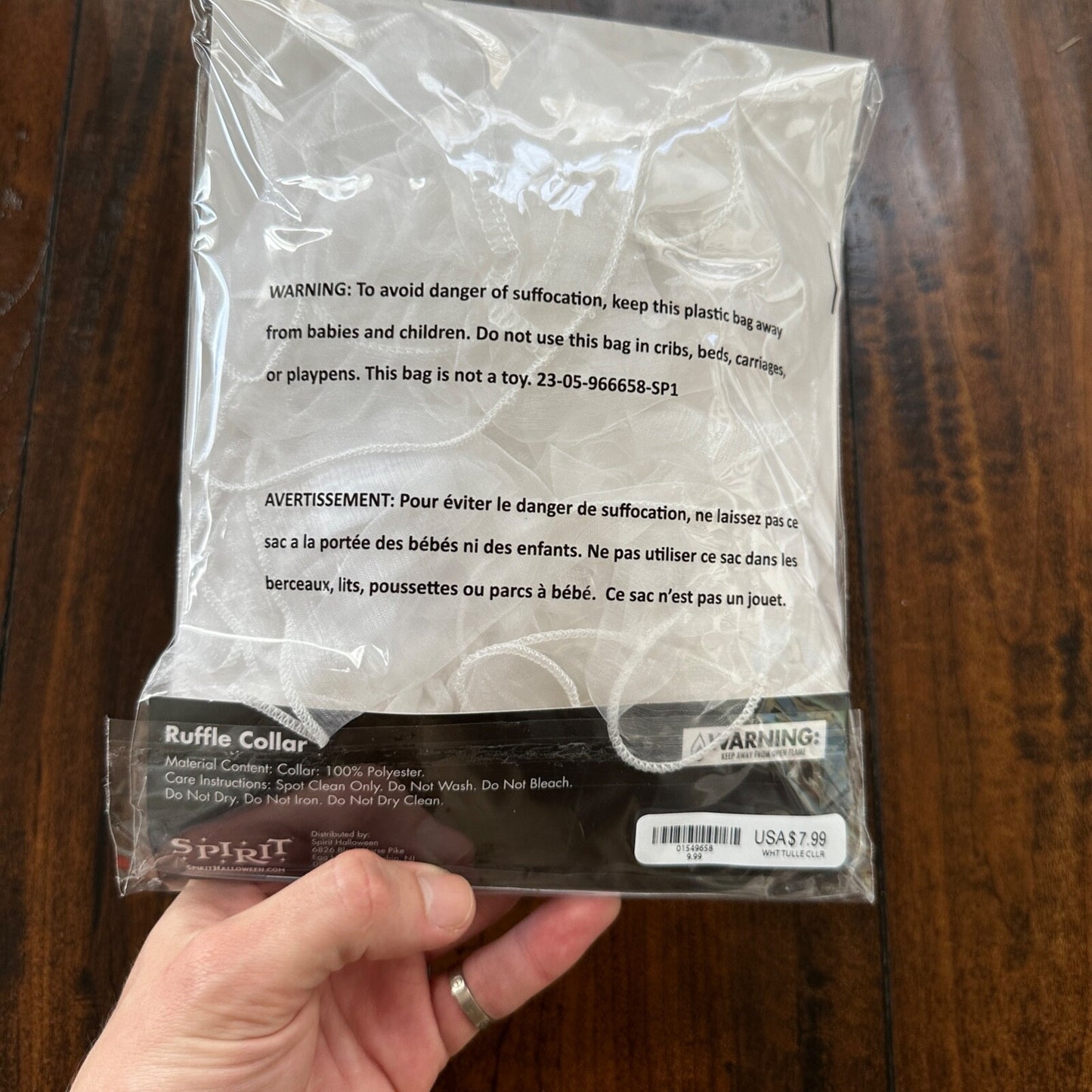 Adult Men Women Elizabethan Shakespeare Poet Renaissance Costume Ruffle Collar