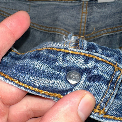 Levis 501 Vintage Y2K Mexico Straight Leg Jeans 36x29 90s Med Wash Act 35x28