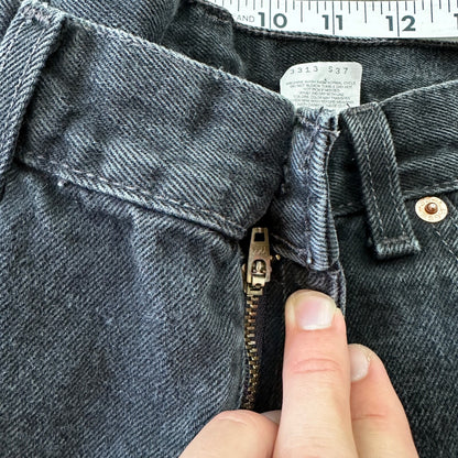 Levis 505 Vintage 90s Straight Leg XX Mexico Jeans 38x32 Black Wash Act 33x30