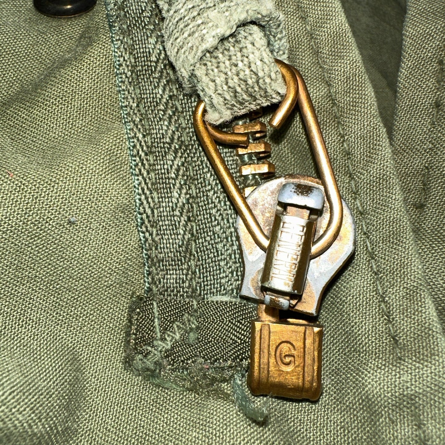 VTG US ARMY M-65 Field Jacket Coat Cold Weather Mans OG-107 Vietnam 70s Medium