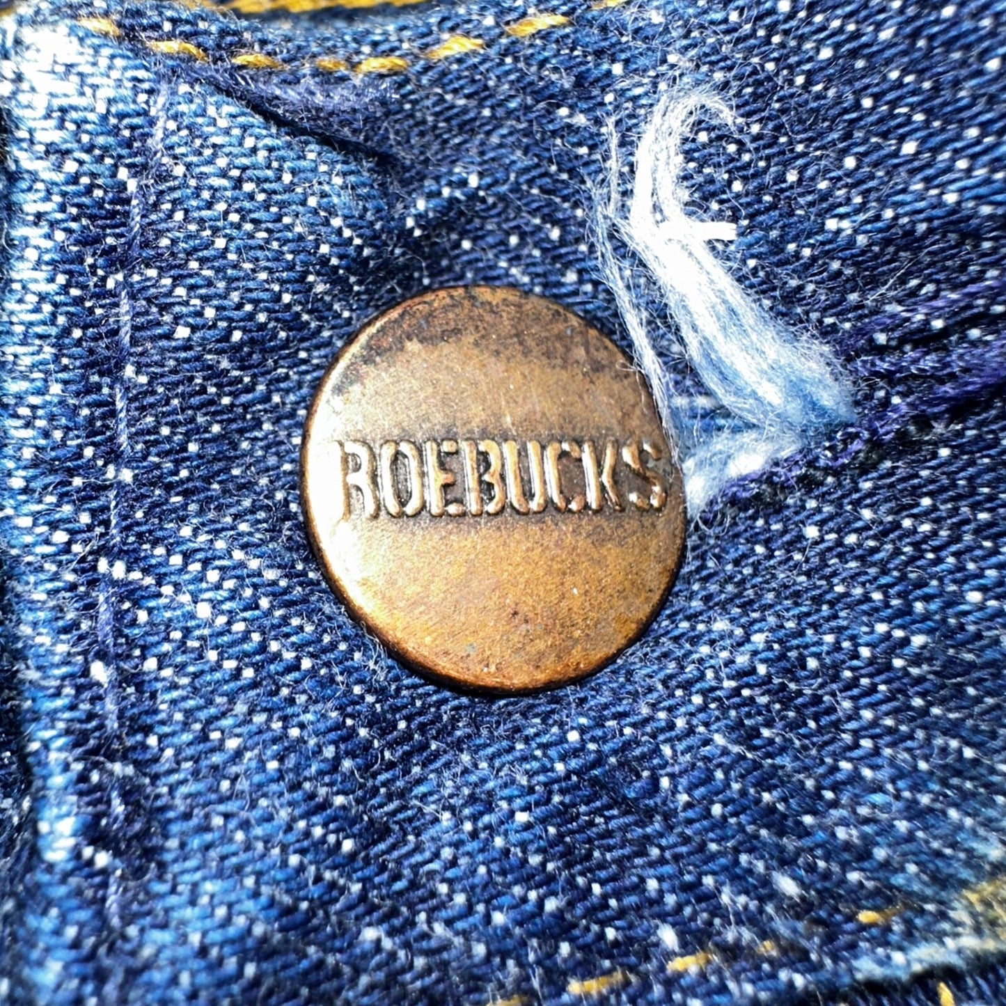 VTG 70s Sears Roebucks Jeans 34x30 Mens USA Rockabilly Dark Rockabilly Scovill