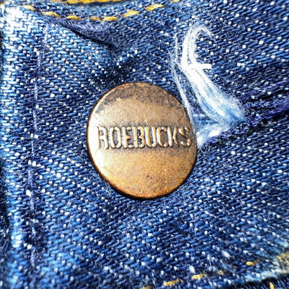 VTG 70s Sears Roebucks Jeans 34x30 Mens USA Rockabilly Dark Rockabilly Scovill