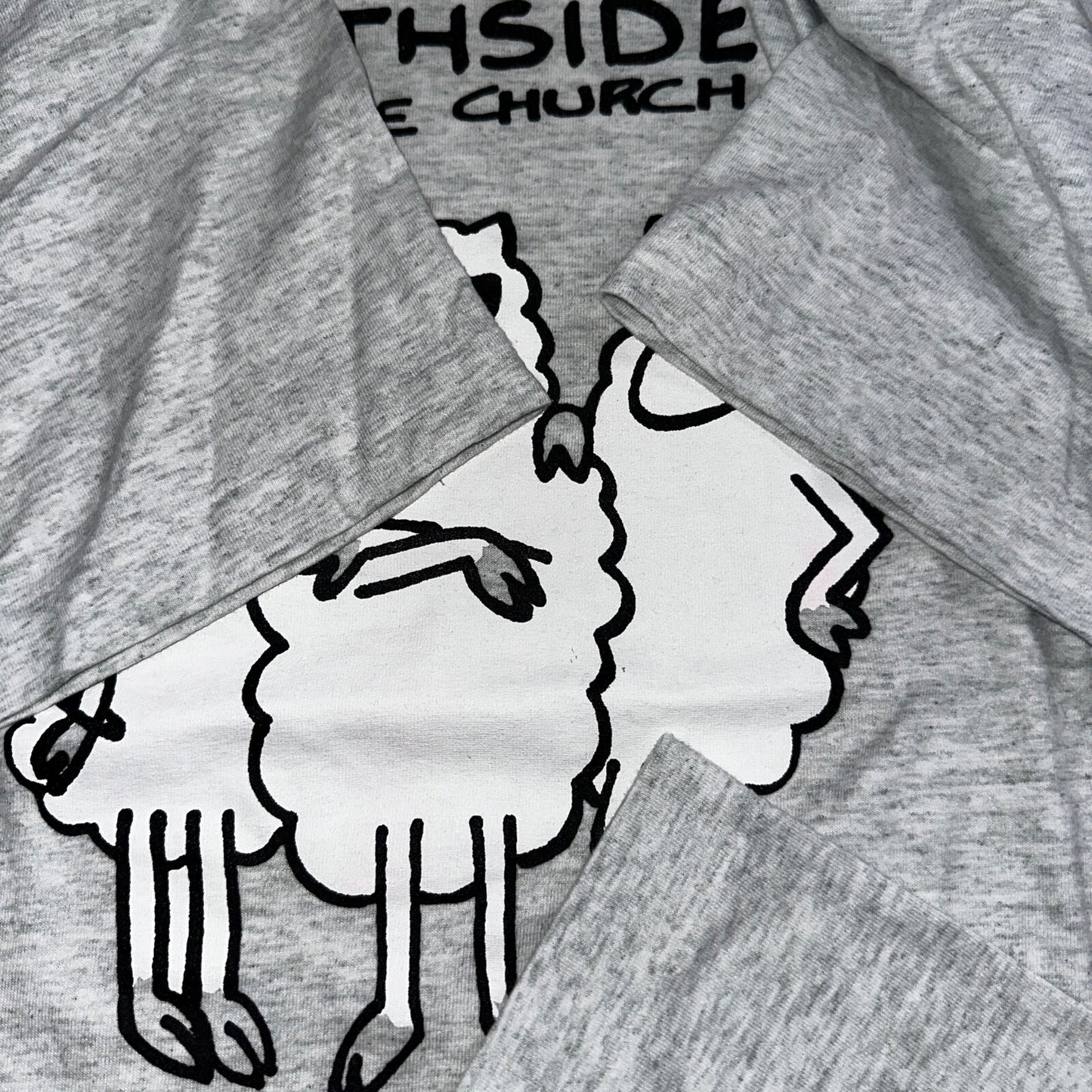 Church Sheep Funny Cute VTG T Shirt Alliance North Side Jesus Christ Love Music