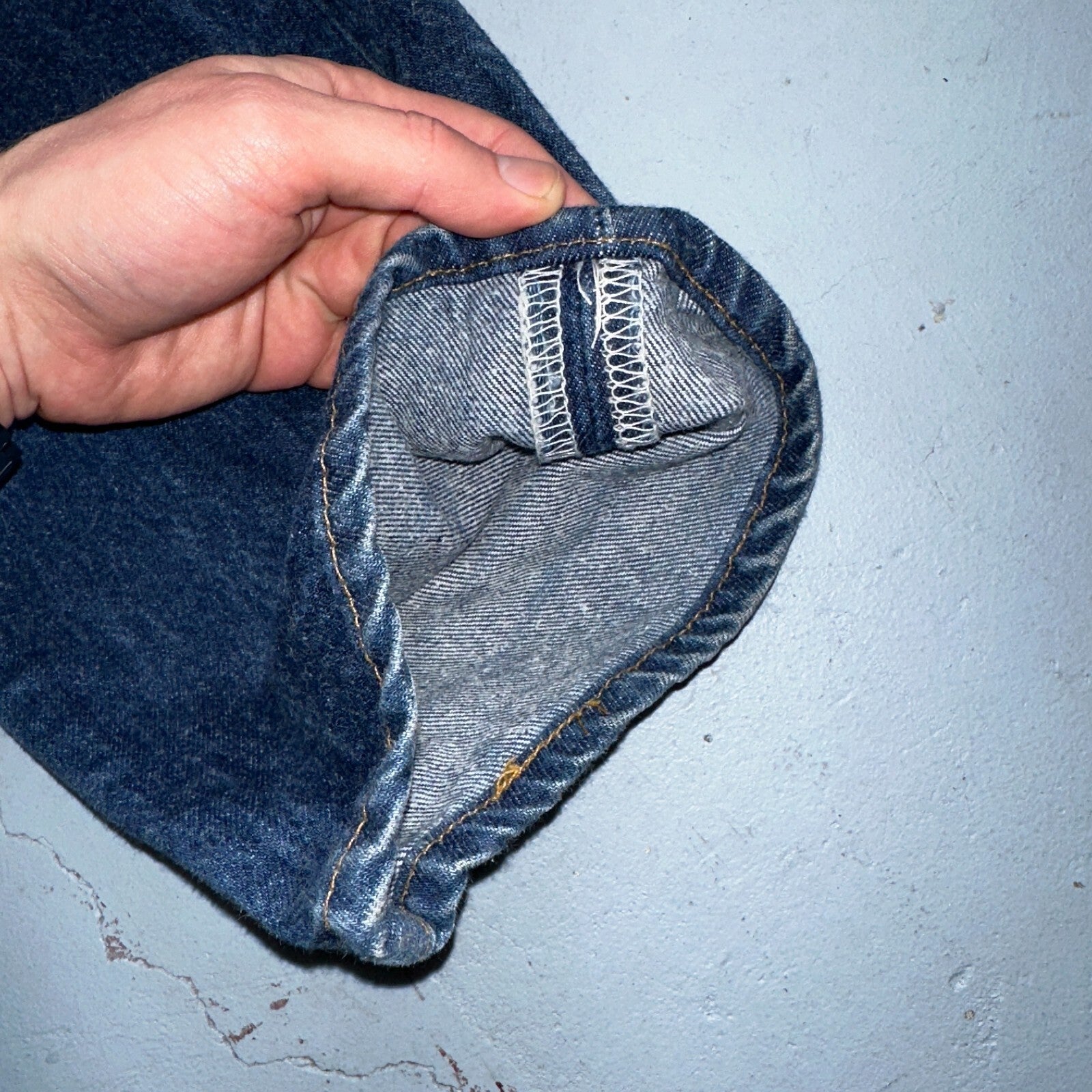 Levis 501 Vintage 90s USA XX Straight Leg Jeans Blue Dark Wash 36x36 Act 34x32