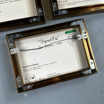 Home Interiors Tiger Framed Picture Toni Woolsey Local Oregon Artist Cats