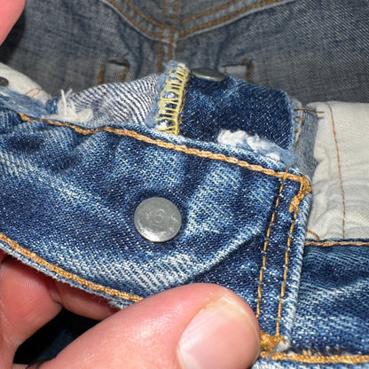 Levis 501 Big E Vintage 60s Redline Selvedge USA XX 1960s Jeans Skinny Act 26x23