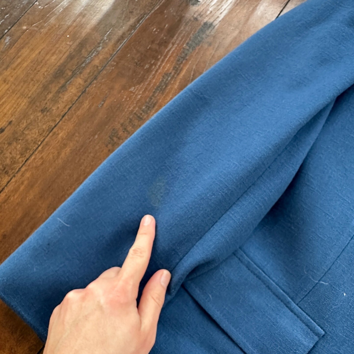 VTG Pendleton Jacket Blazer Men's 42 Blue 100% Pure Virgin Wool USA Western 70s