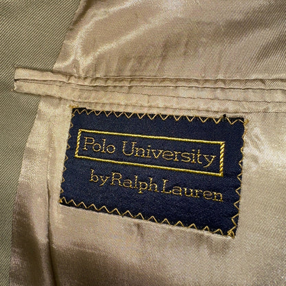 Polo Ralph Lauren Blazer 40 Sport Coat Khaki Sportswear University Jacket Suit