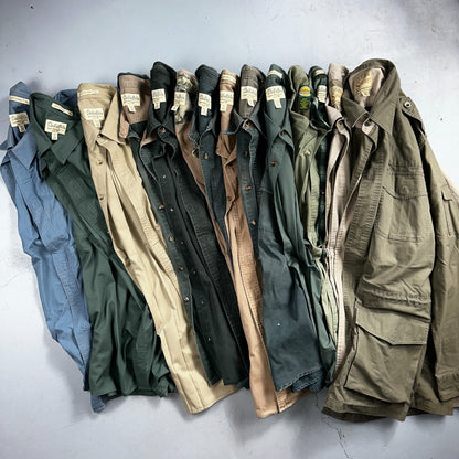 Cabela’s Legendary Quality Shirt Mens XL Tall Button Up Outdoors Lot 14 Safari