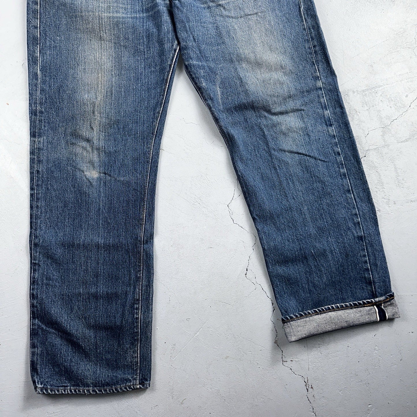 Levis 501 Vintage 80s Redline Selvedge USA XX Jeans Med Wash 42x34 Act 39x31