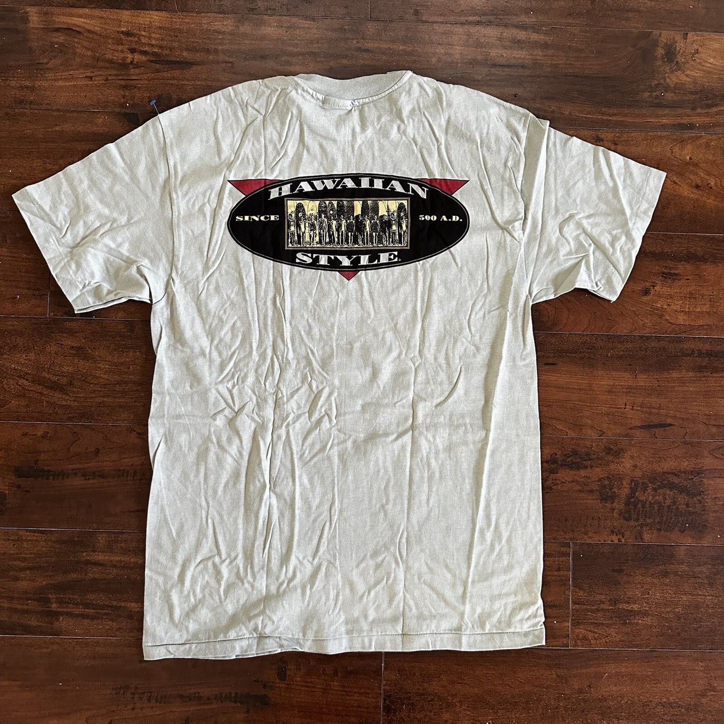 Vintage Hawaiian Style 80s T-Shirt USA 90s Rare Rap Hawaii Aloha Single Stitch