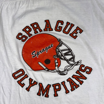 Champion Sprague Olympians VTG T Shirt Football Jersey Salem Keizer Oregon 80s