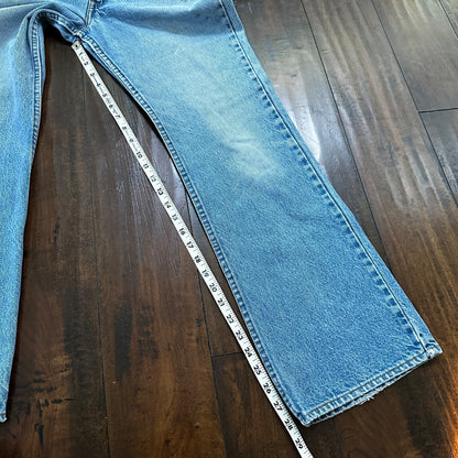 Levis 517 Vintage 80s USA Orange Tab Bootcut Flare Blue Jeans 34x31 Act 31x28