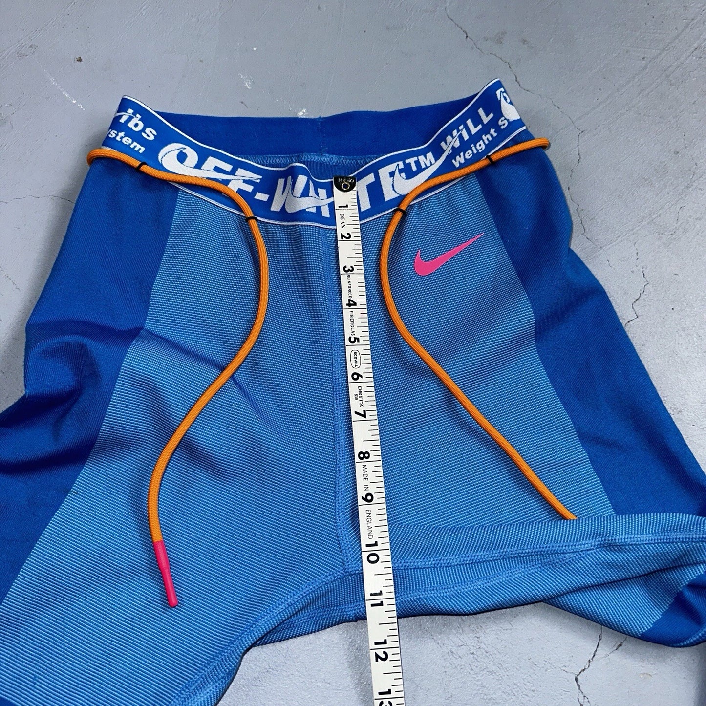 OFF-WHITE  x NIKE Training Leggings Tape Band Sweatpants Small Virgil Abloh Gym