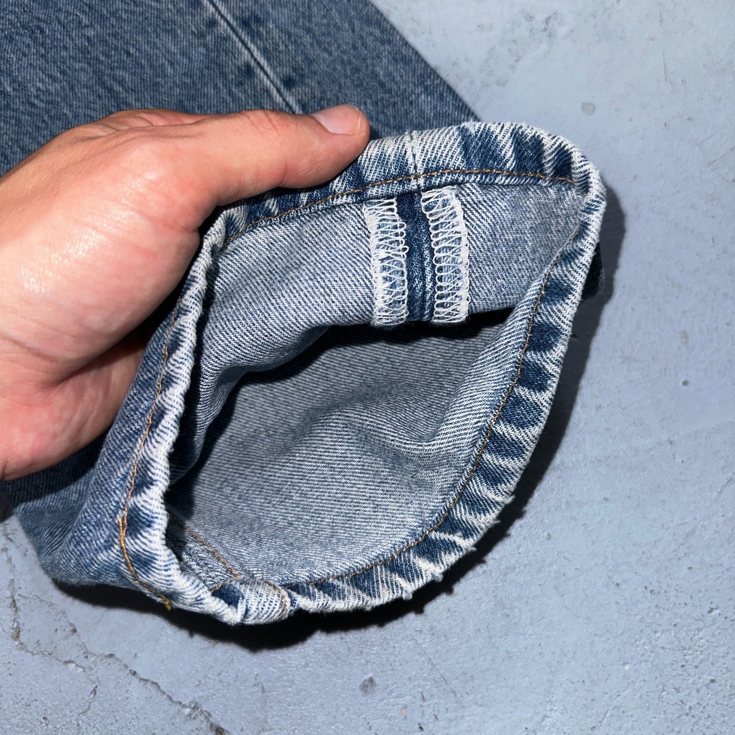 Levis 501 Vintage Y2K 90s XX Straight Leg Jeans Blue Light Wash 33x30 Act 32x29