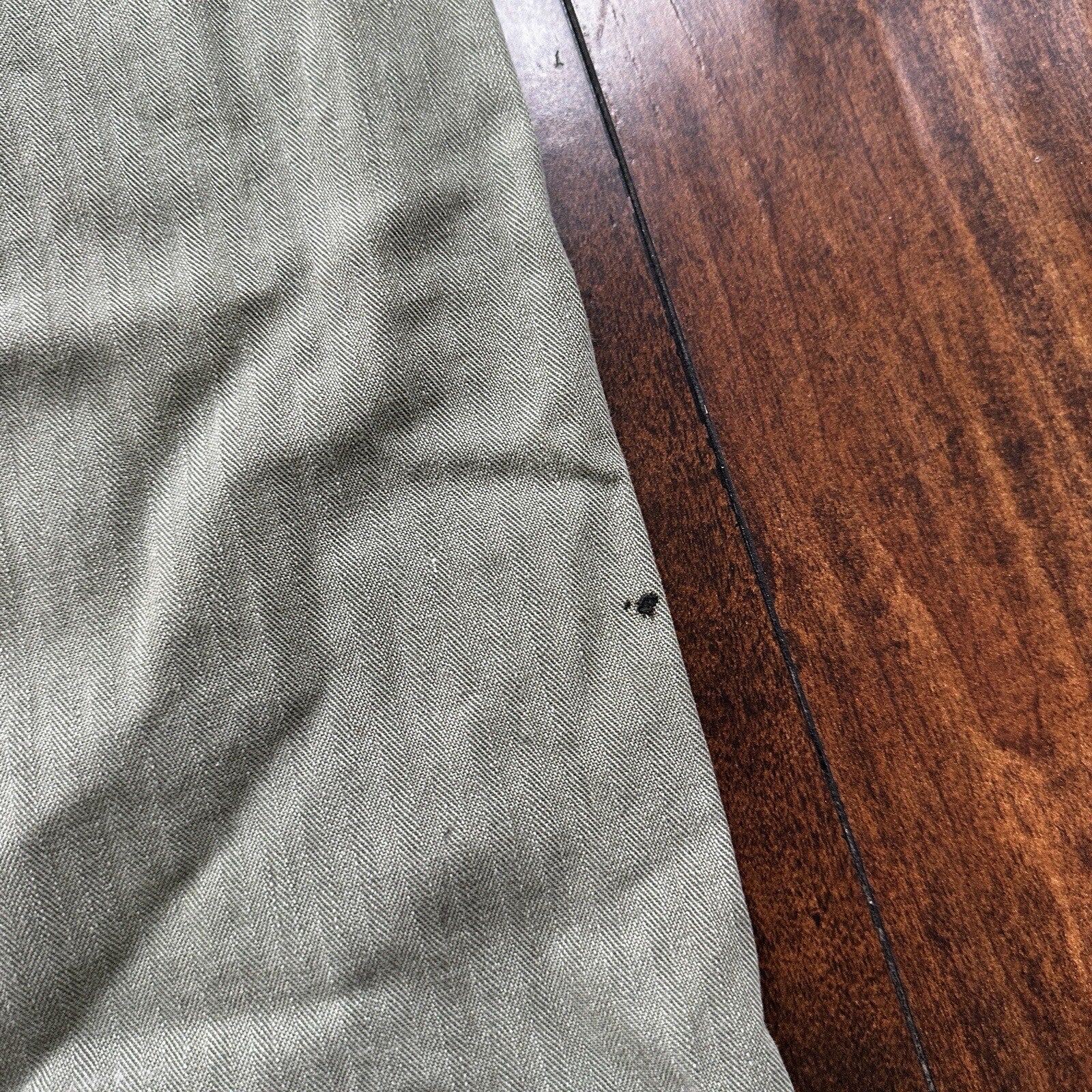 VTG WWII HBT Garment Laundry Bag Military Denim 1940s 40s 50s Stencil