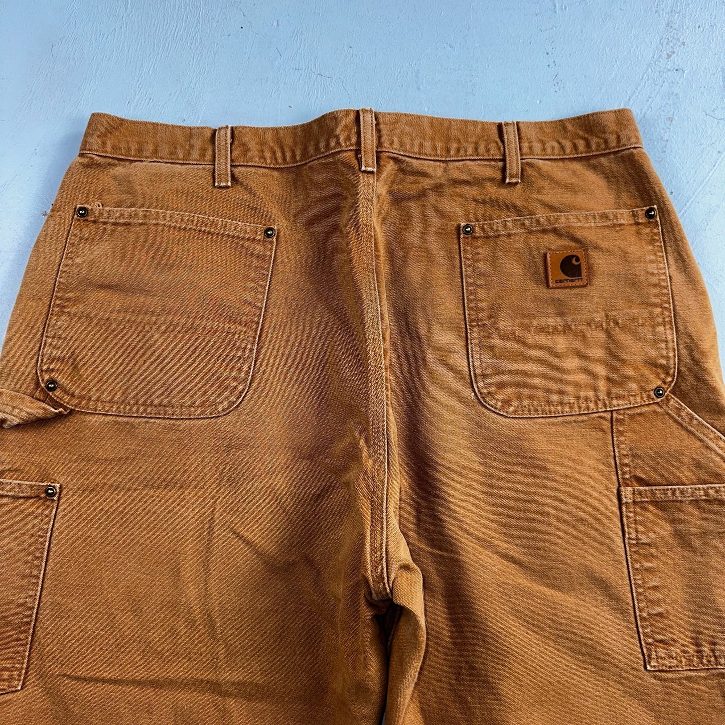 Carhartt VTG Double Knee Carpenter Pants Y2K B01 B136 BRN Brown 40x30 Act 39x29