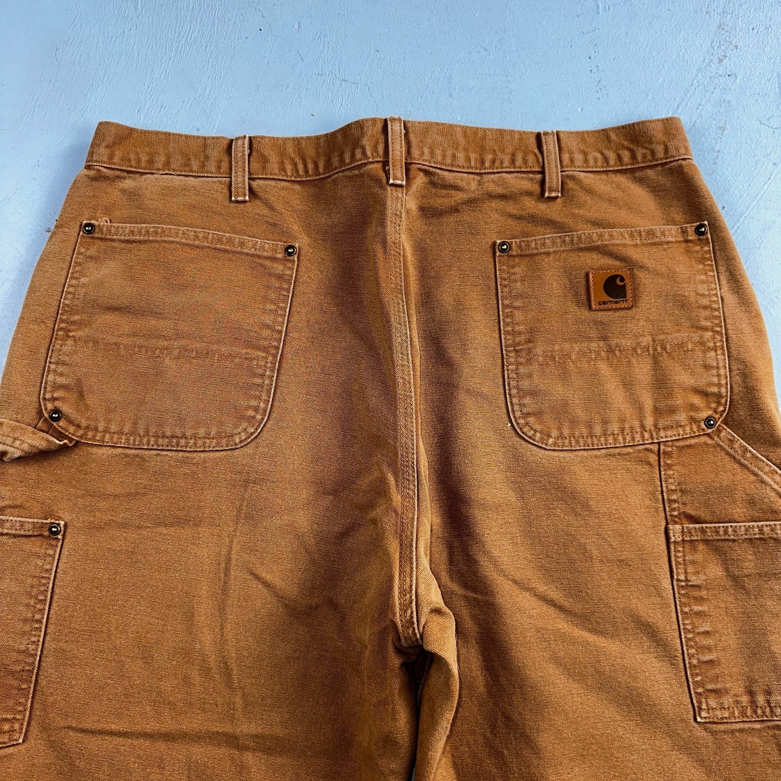 Carhartt VTG Double Knee Carpenter Pants Y2K B01 B136 BRN Brown 40x30 Act 39x29