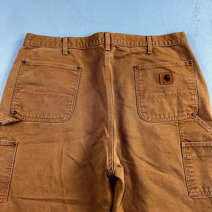 Carhartt VTG Double Knee Carpenter Pants Y2K B01 B136 BRN Brown 40x30 Act 39x29